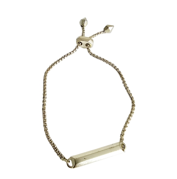 Kendra Scott Stan Bracelet Slate Cat's Eye Light Gold - Picture 11 of 11